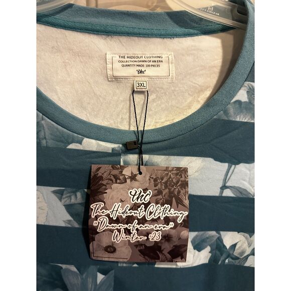 The Hideout Clothing Flower Era Striped Pullover Crewneck - Long Sleeve - NWT - Picture 5 of 7